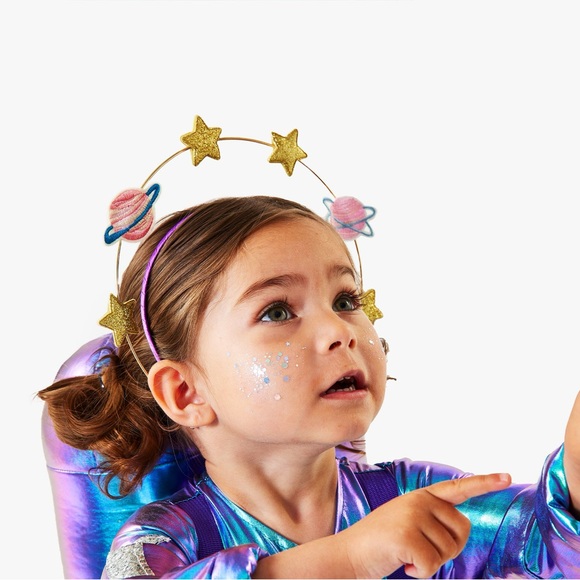 Pottery Barn Kids Shiny Blue and Purple Astronaut Costume - Picture 5 of 16